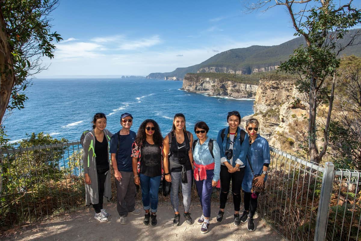 Tasman Peninsula, Port Arthur & Richmond: Small-Group Guided Tour Waterfall Bay cliff top walk