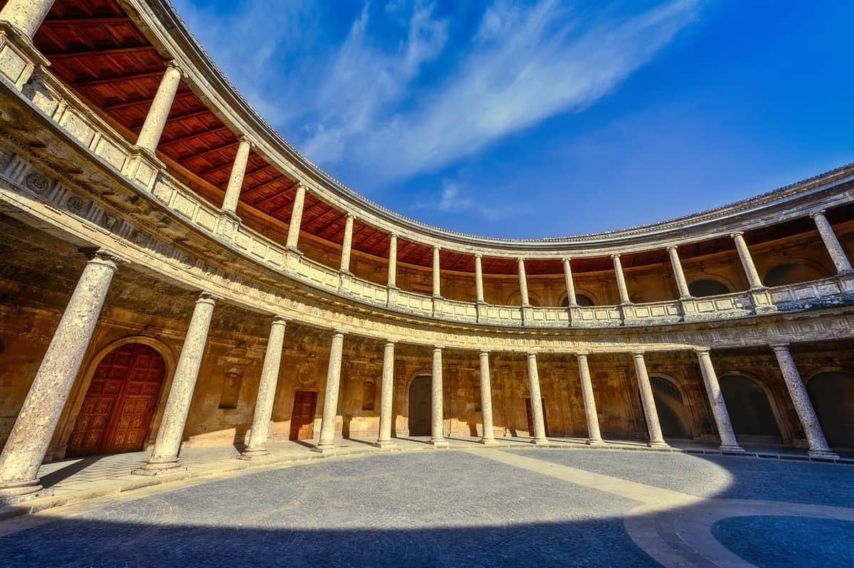 Alhambra: Entry Ticket + Audio Guide with Optional Nasrid Palaces Palace Charles V