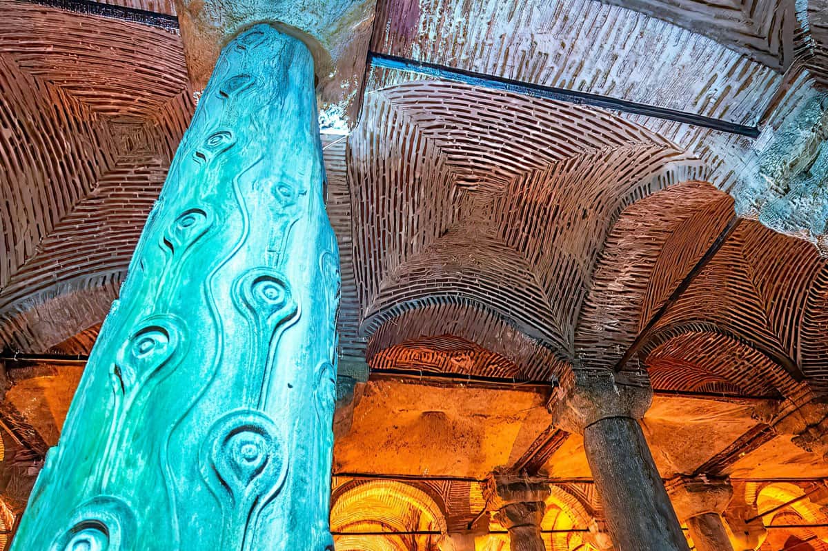 Basilica Cistern: Skip The Line Ticket Teardrop column
