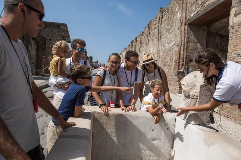 Pompeii: Guided Tour & Skip The Line Entry + Roundtrip from Sorrento