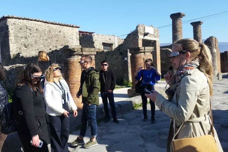 Pompeii: Entry Ticket + 3D Ancient City Tour with AR Glasses