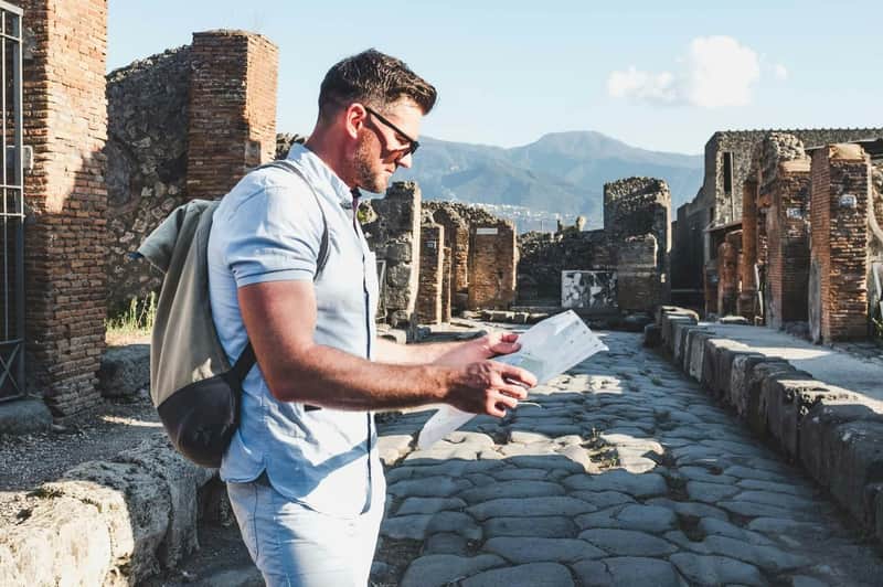 Pompeii: Skip The Line Ticket + Roundtrip from Naples + Audio Guide