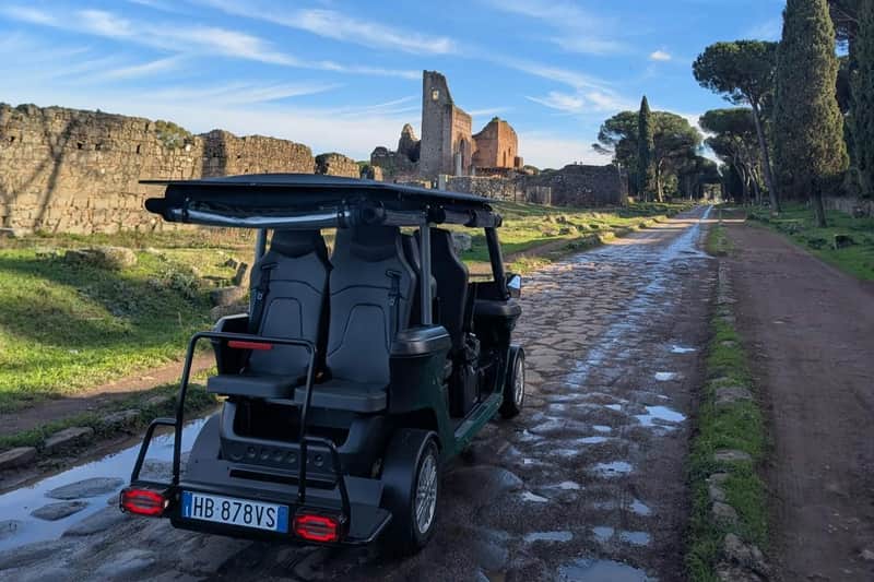 Appian Way: Shared Golf Cart Guided Tour