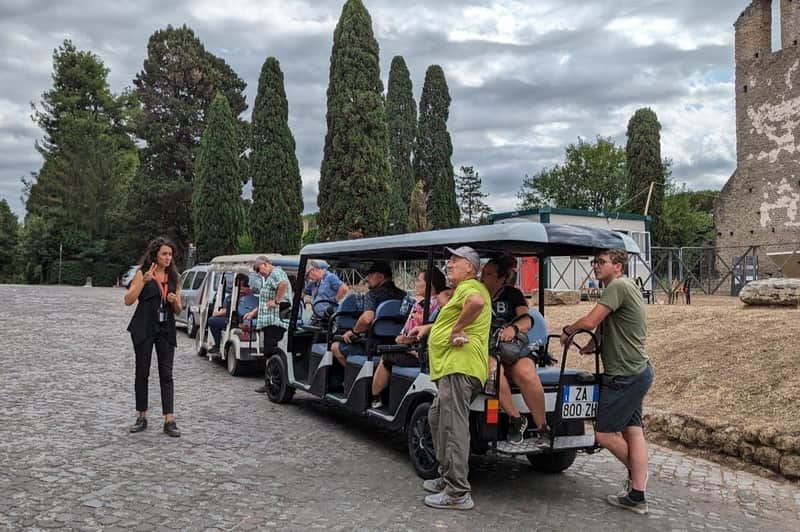 Rome: Appian Way Golf Cart Charter with Driver