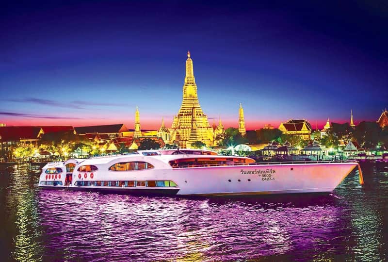 Ayutthaya: Grand Pearl River Cruise Tour + Buffet From Bangkok